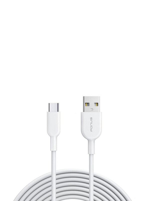 

Fonus 3-Meters USB Type-C Cable, USB Type A to USB Type-C, White