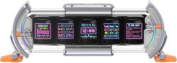 Divoom Times Gate Pixel Art Informative Display Digital Clock, Silver