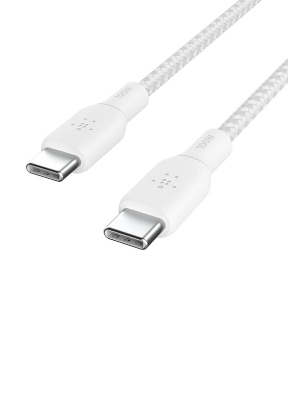 

Belkin 2-Meters USB Type-C Cable, USB Type-C to USB Type-C, White