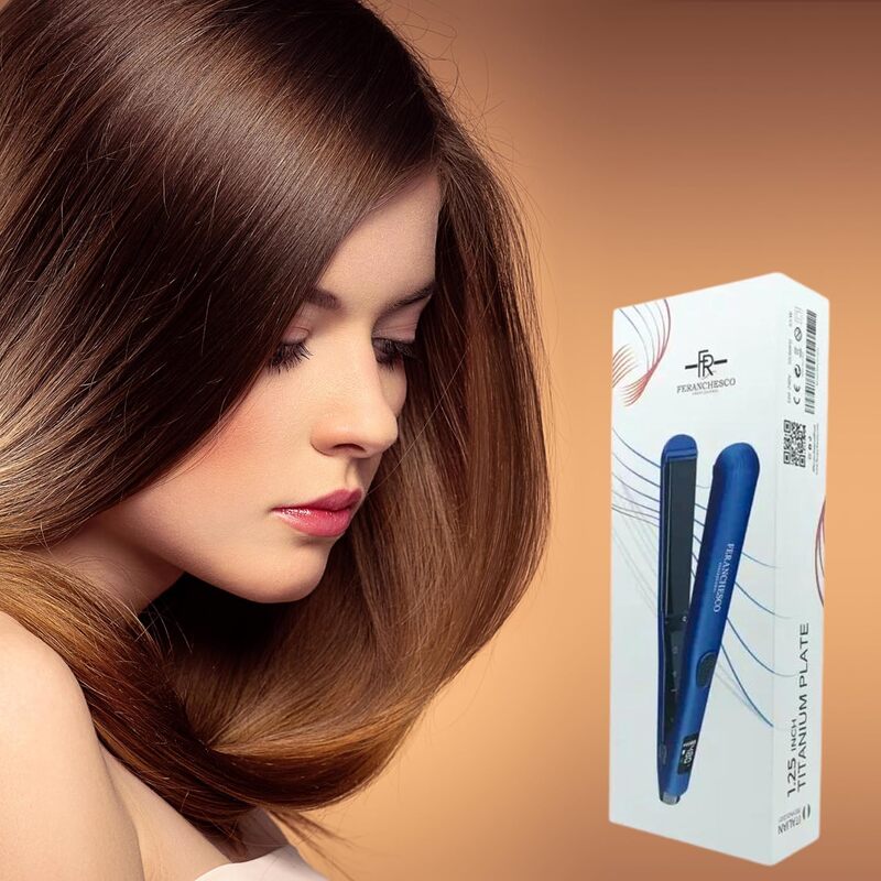 Professional Hair Straightener Titanium Plate 1 75