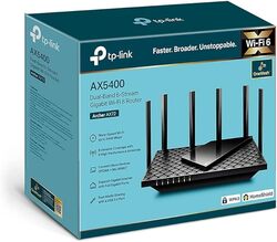 TPLink Archer AX72 wireless router Gigabit Ethernet Dualband 24 GHz 5 GHzBlack