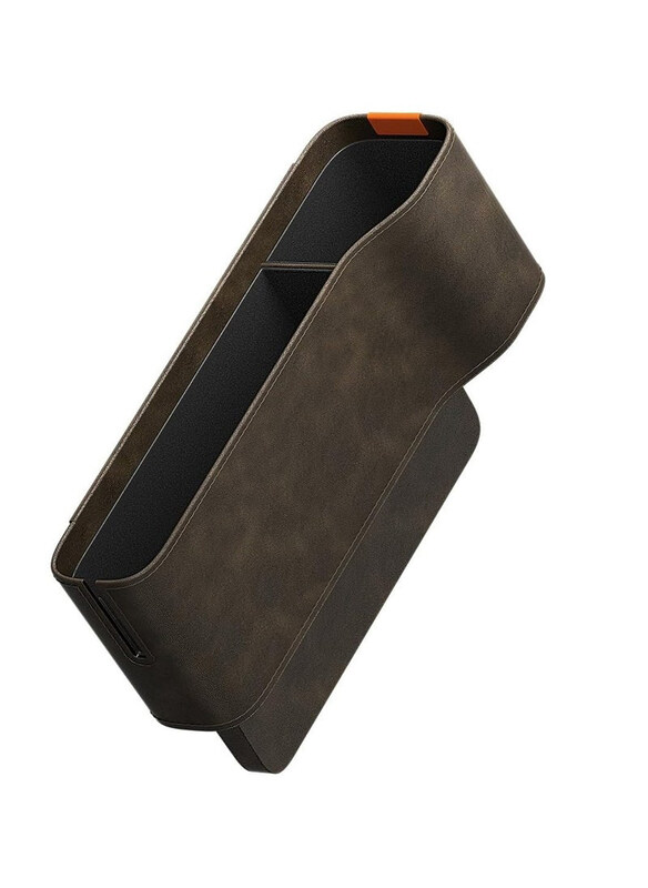 

Baseus Car Seat Organizers Storage Box Console, Brown