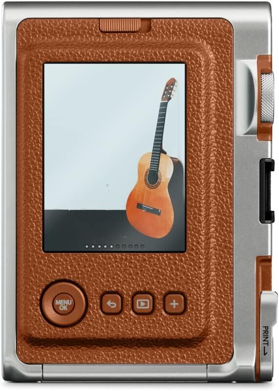 FUJIFILM INSTAX MINI EVO CAMERA BROWN.