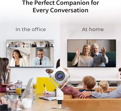 j5create 360 Degree All Around Meeting Webcam 1080P HD Video Conference Camera with High Fidelity Microphone