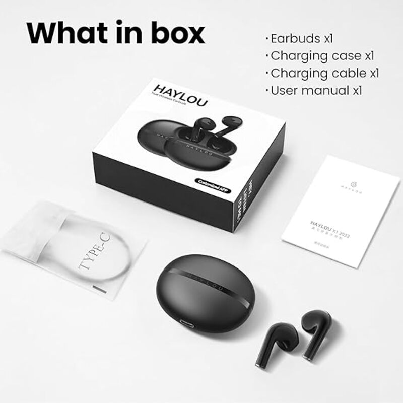 Haylou X1 2023 Wireless Earphone With Aluminum Alloy Case