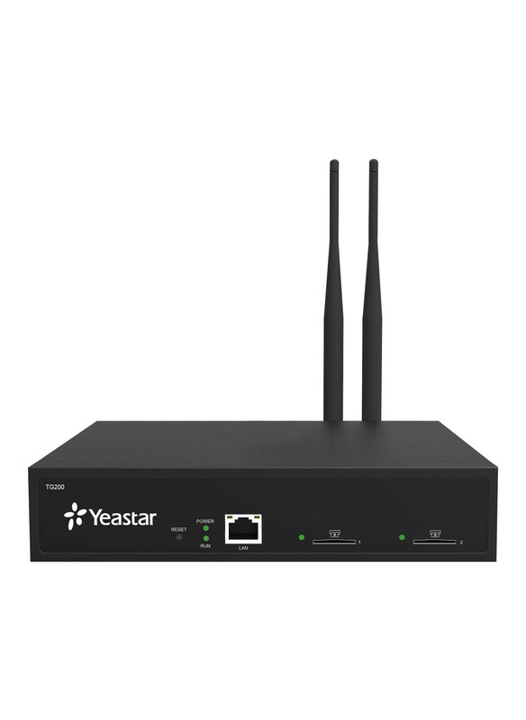 

Yeastar VoIP GSM Gateway with 2 Channels, TG200, Black