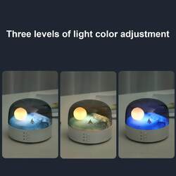 Moon Landscape Lamp With Bluetooth Speaker