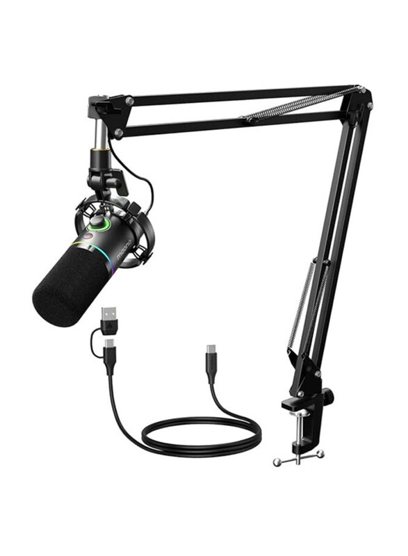 

Maono XLR/USB Dynamic Microphone Kit, PD200XS, Black