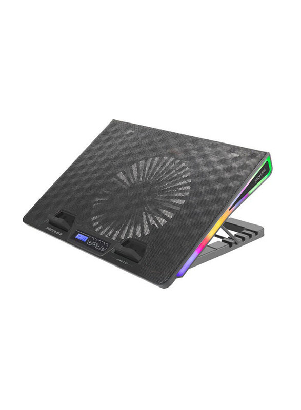 

Multiple Vertux Foldable 17-inch Gaming Laptop Cooling Fan Stand with Adjustable Height, ARCTIC, Black
