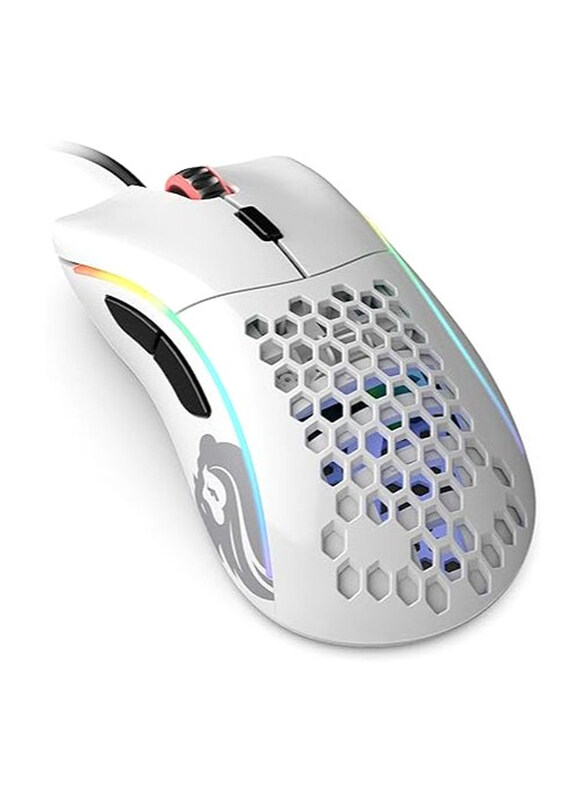 

Generic Glorious Model D Minus Gaming Mouse for PC, Glossy White