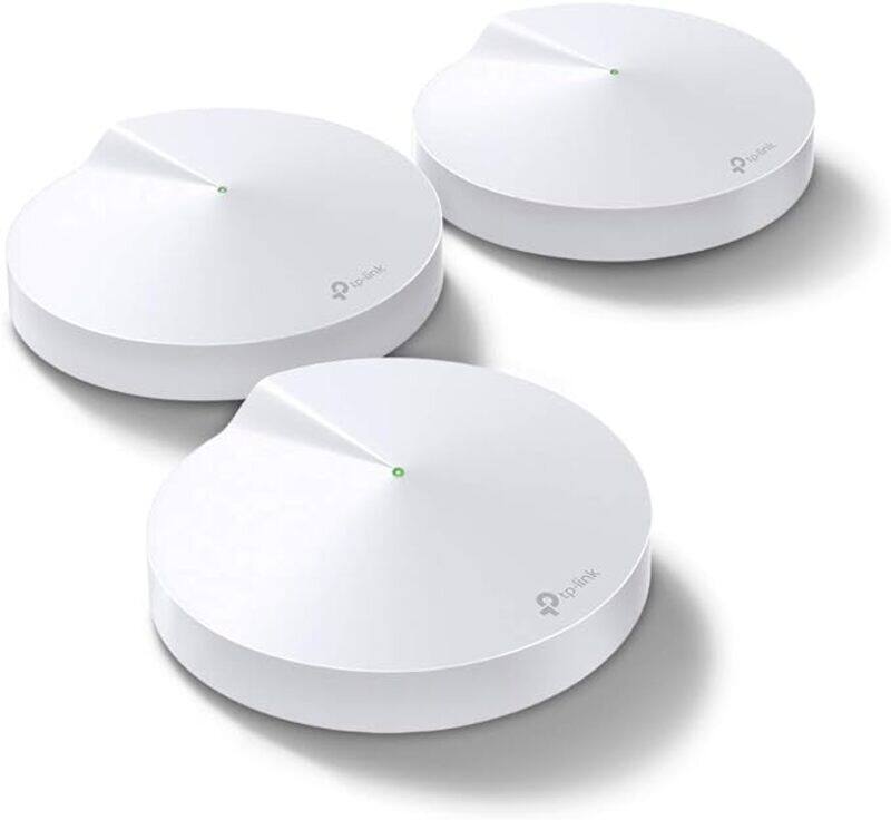 

TP-Link TPLink Deco M5 AC1300 Smart Home Mesh WiFi RouterWhite Pack of 3