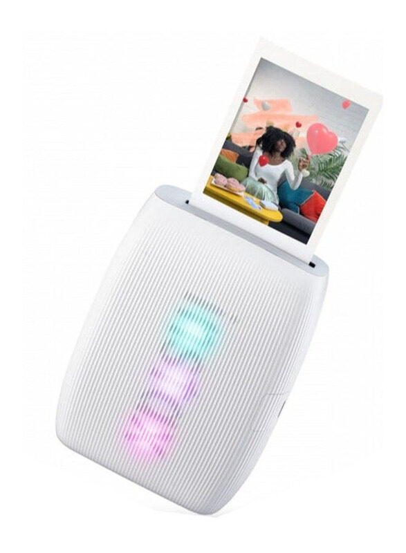 

Fujifilm Instax Mini Link 3 Smartphone Photo Printer, Clay White