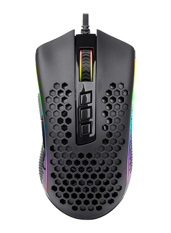 

N/a Redragon M988 Storm Elite Lightweight RGB Gaming Mouse for PC, Black