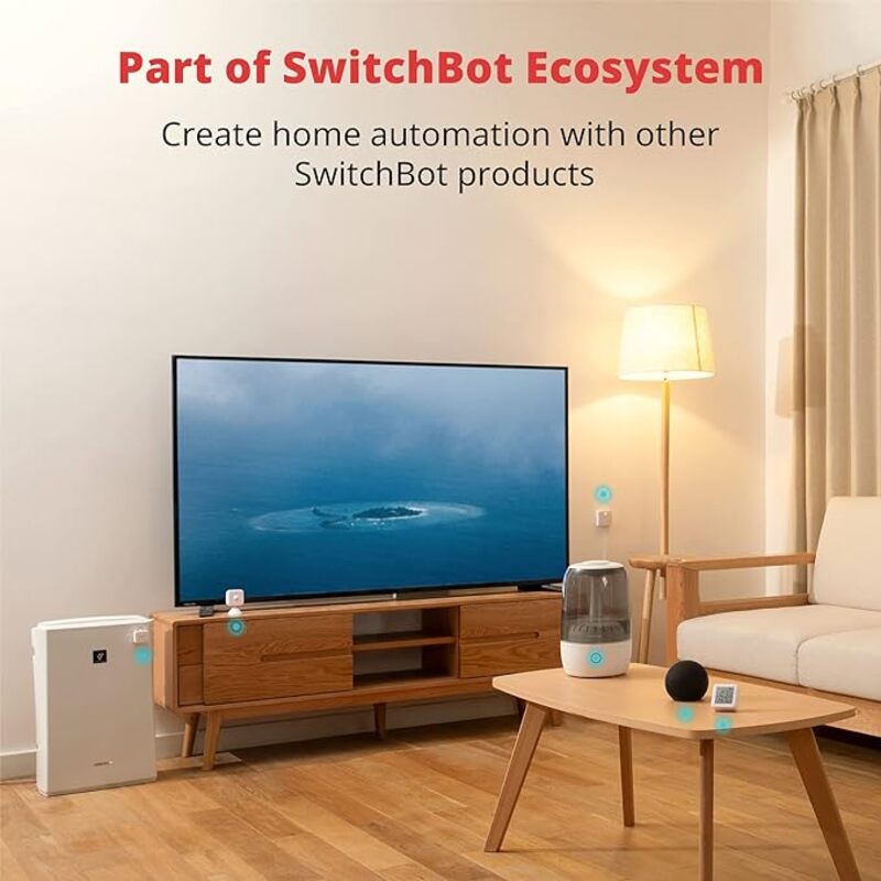 كاميرا SwitchBot الداخلية باللون الأبيض