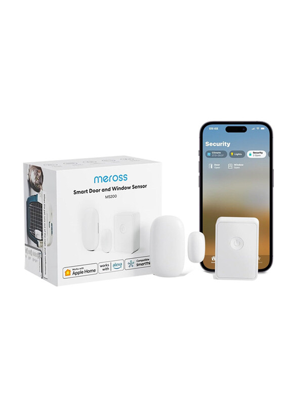 

Meross Smart Door Window Sensor, White