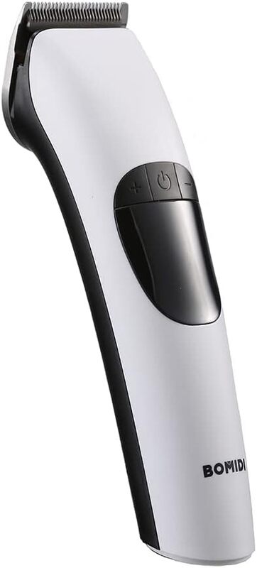 

Bomidi L1 Electric Hair Clipper LCD Display Rechargeable Razor Trimmer Adjustable Speed Shaver Type C Charging White