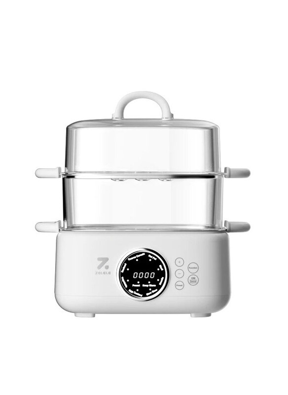 

Zolele 3-Tier Electric Steamer, 9.3L, ES931, White