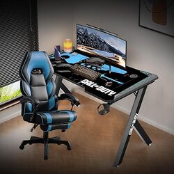 Call Of Duty COD Hawksbill Series RGB Flowing Light Gaming Desk COD-HAWKSBILL-03