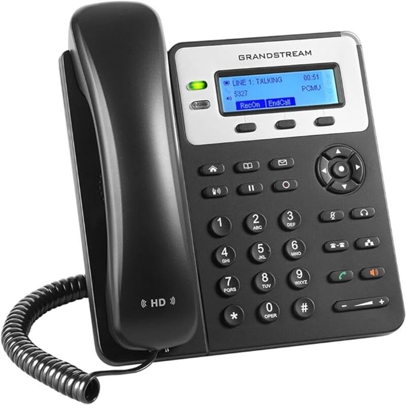Grandstream GXP1625 Small to Medium Business HD IP Phone with POE VoIP and Device Black
