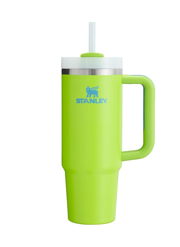 

Stanley 40oz Quencher H2.0 FlowState Stainless Steel Vacuum Insulated Tumbler with Lid and Straw, Bright Lime