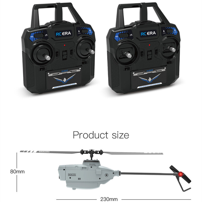 Sentry C127 RC Helicopter with 2 Batteries 1080P 90 Degrees