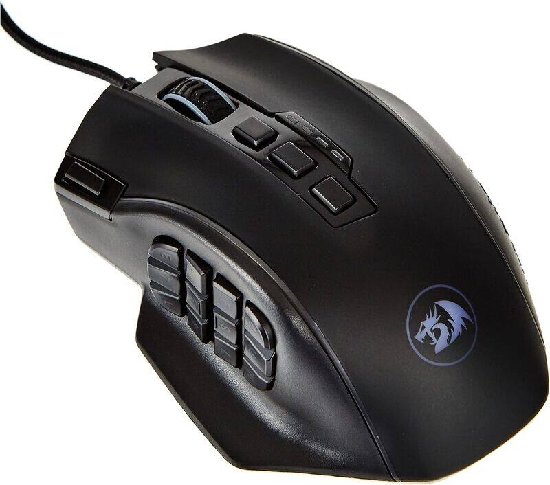 

Redragon M901 K 2Redragon M901 Perdition 24000DPI MMO Mouse LED RGB Wired Gaming Mouse