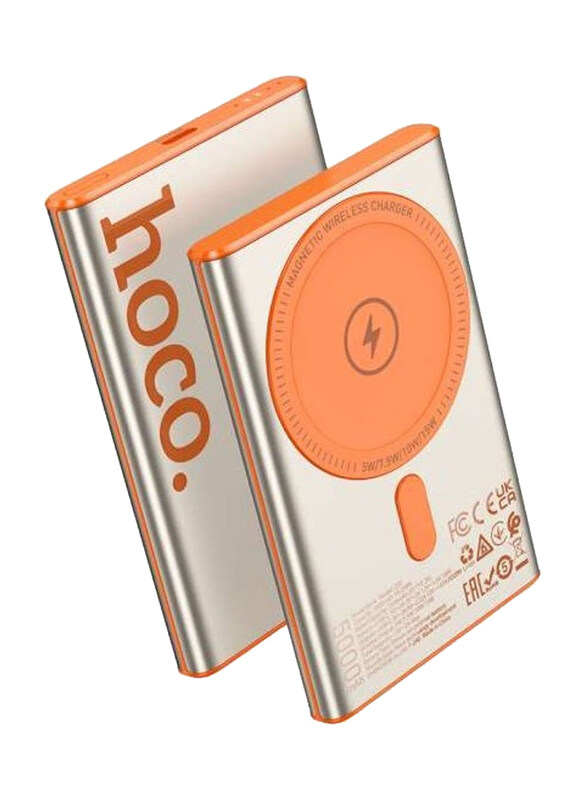 

Hoco 5000mAh Bird PD20W Wireless Magnetic Powerbank, Q32, Orange
