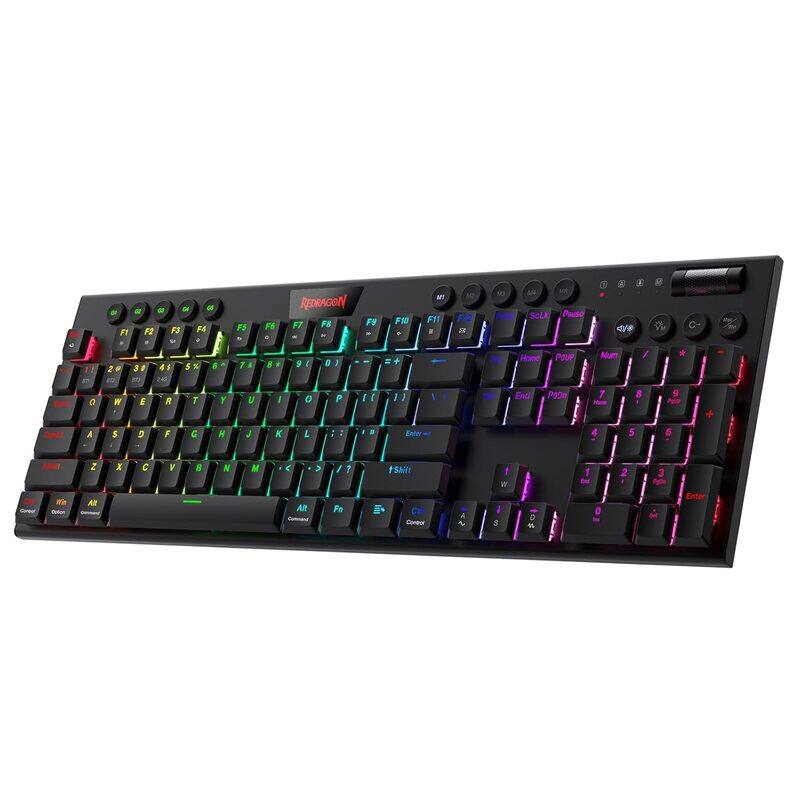 

Redragon Horus Pro wired 2 4GBT Keyboard red switchK618RGB PRO Red