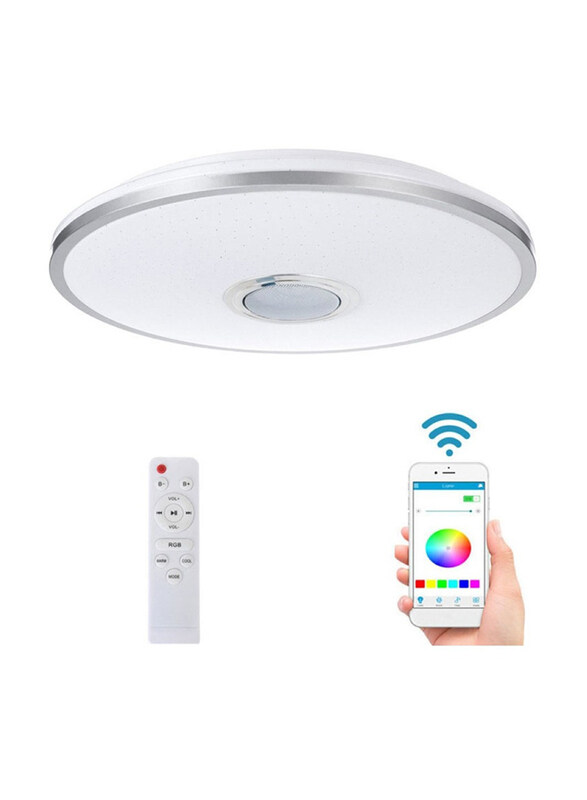 

Smart Bluetooth Music Ceiling Light APP and Remote Control, Multicolour
