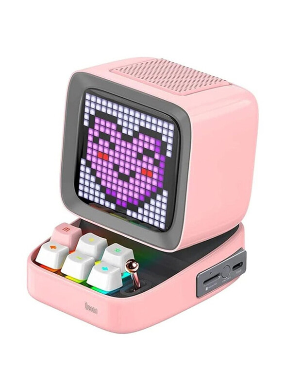 

Divoom Ditoo Pro Bluetooth Mini Speaker, Pink
