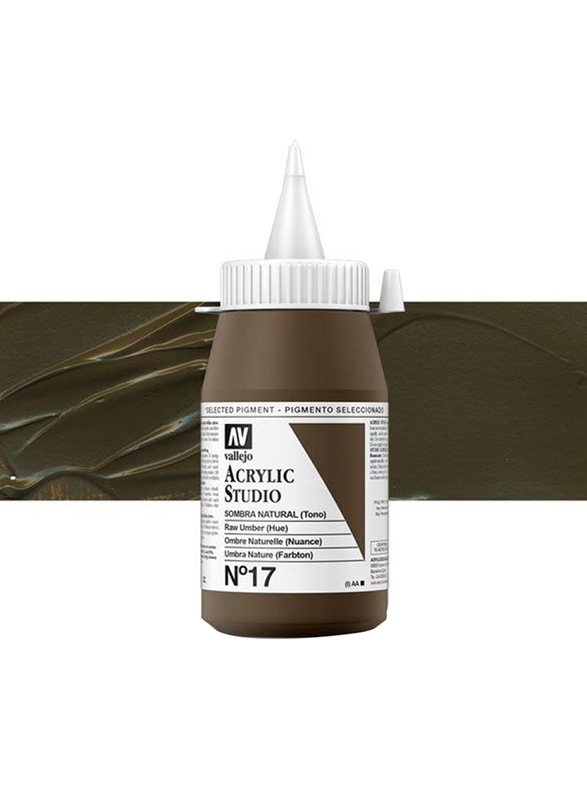 Vallejo Studio Paint, 500ml, 17 Raw Umber