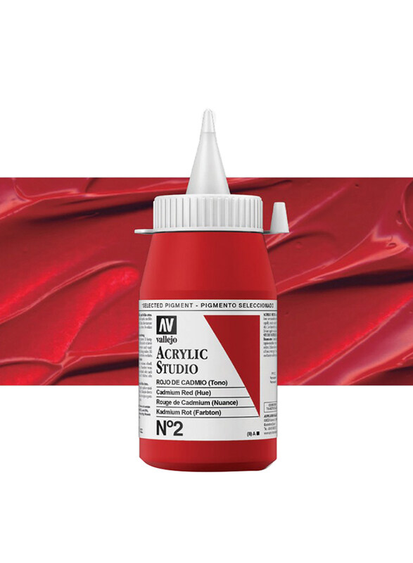 

Vallejo Studio Paint, 500ml, 45 Dark Cadmium Red (Hue)