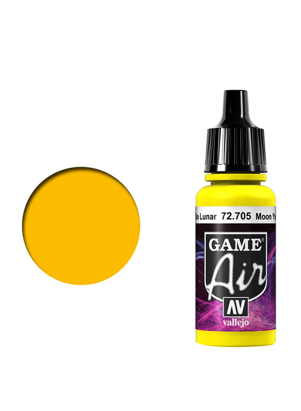 Vallejo Game Air 705 Color, 17ml, Moon Yellow