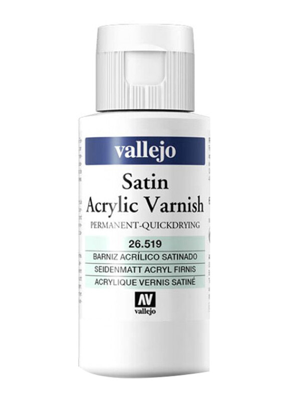 Vallejo Satin Varnish, 60ml, 519 Satin Varnish