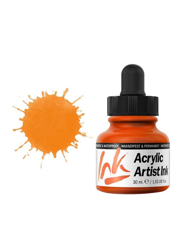 

Vallejo Acrylic Artist Ink, 30ml, Orange