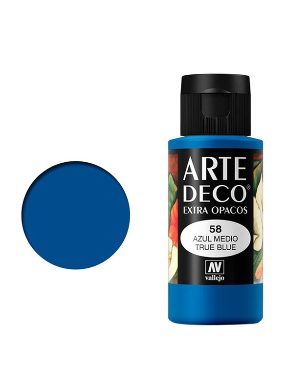 Vallejo Art Deco 058, 60ml, True Blue