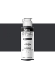 Vallejo Fluid Acrylic Colour, 100ml, Lamps Black