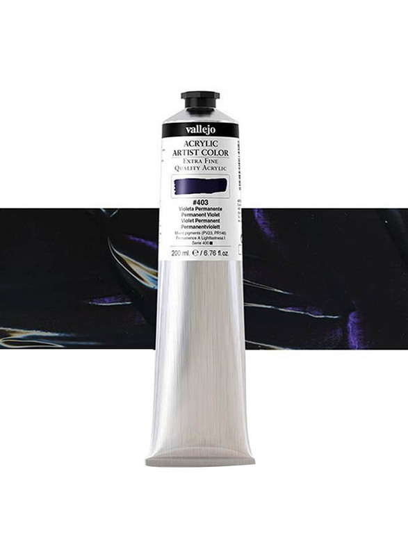 

Vallejo Acrylic Artist 403 Colour, 200ml, Permanent Violet