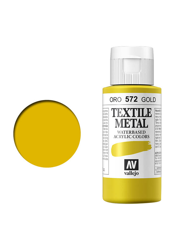 Vallejo Textile Color, 60ml, Gold 572