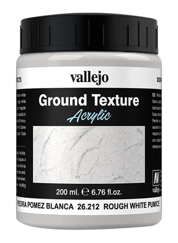 

Vallejo 212 Ground Textures, 200ml, Rough White Pumice