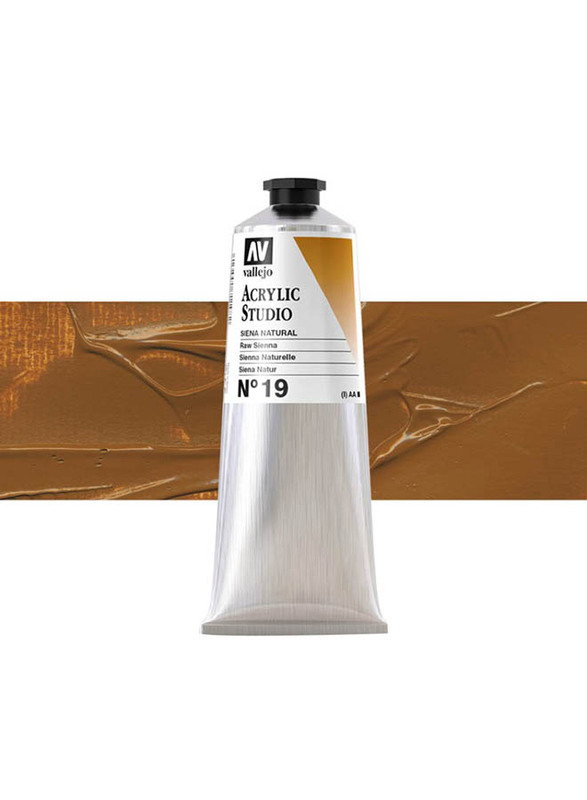 

Vallejo Acrylic Studio Paint, 125ml, 19 Raw Sienna