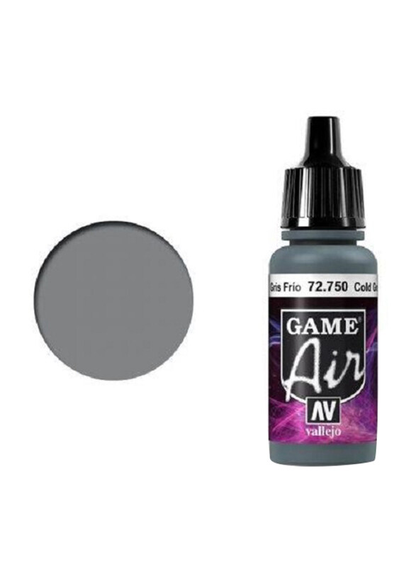 

Vallejo Game Air 750 Color, 17ml, Cold Grey