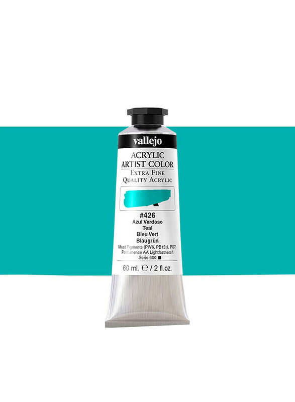 

Vallejo Acrylic Artist 427 Colour, 60ml, Primary Yellow