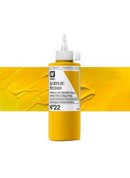 Vallejo No 22 Acrylic Studio Colour, 200ml, Cadminum Yellow Deep (Hue)