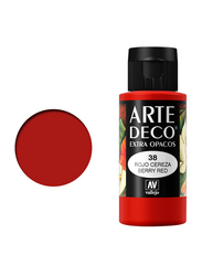 Vallejo Art Deco 038, 60ml, Berry Red