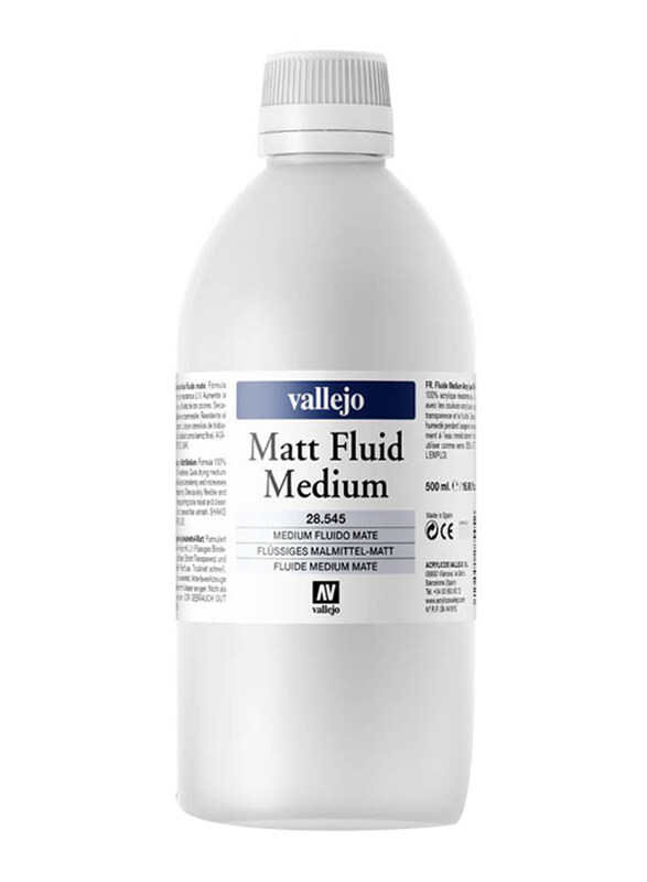 Vallejo 545 Color, 500ml, Fluid Mat Medium