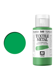 Vallejo Textile Color, 60ml, Turquoise Metal 549
