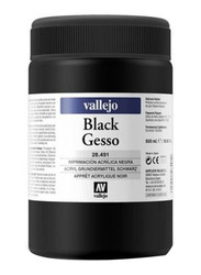 Vallejo Colour Gesso, 500ml, Black