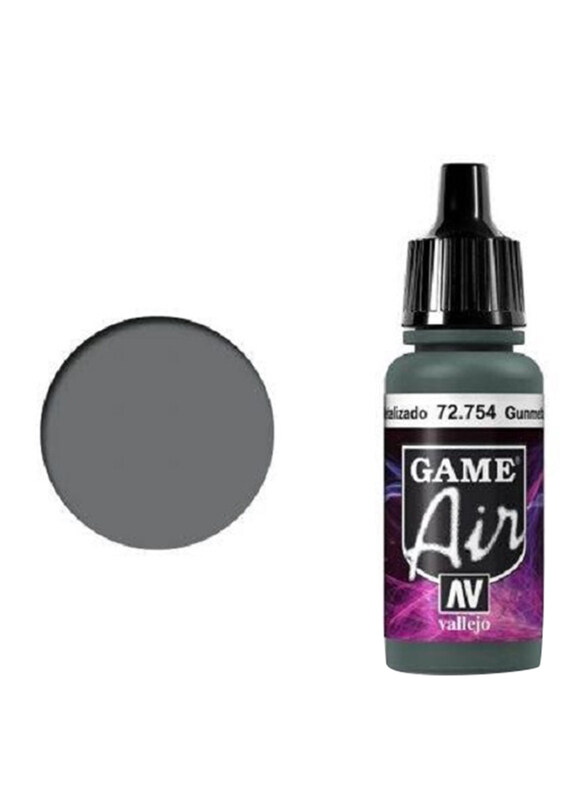 

Vallejo Game Air 754 Color, 17ml, Gunmetal