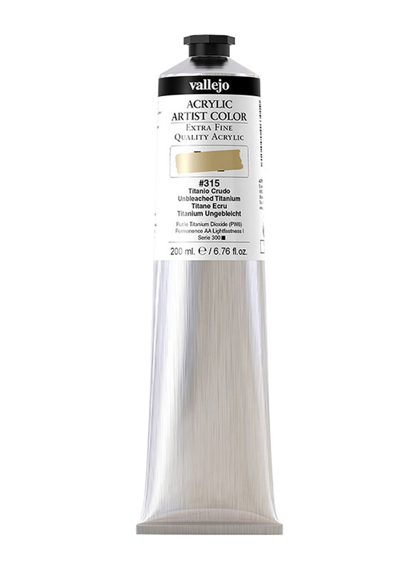 

Vallejo Acrylic Artist, 200ml, Unbleached Titanium 315